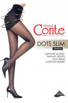 Колготки Conte Elegant Fantasy_Dots_slim Nero
