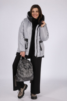 Куртка Lady Secret 7289 серый+черный