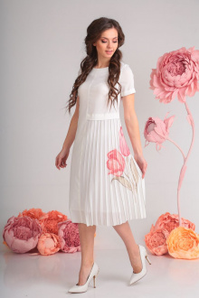 Платье SandyNa 13560 белый