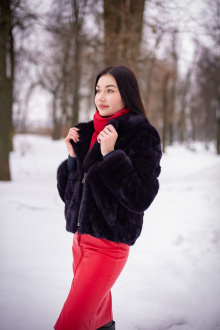 Куртка Мехофф Ольга60.702-321 слива