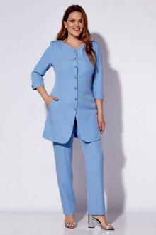 Женский костюм Viola Style 20630-Г голубой