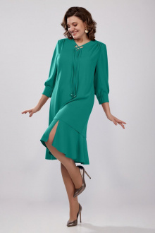 Платье Милора-стиль 1085 зеленый