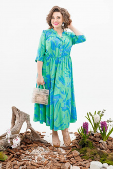 Платье Romanovich Style 1-2373д зеленый