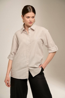 Рубашка Nadex 20-081130/211-23_164 светло-серый