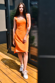Платье Rawwwr clothing 076 оранжевый