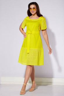 Платье Viola Style 1045 желтый