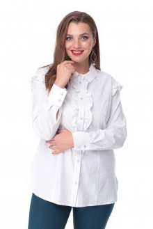 Блуза Djerza 0191 белый