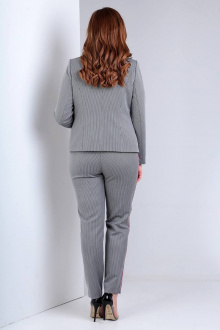 Женский костюм Liona Style 719Б серый+фуксия