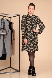 Платье Liona Style 596 черный