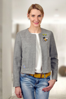 Жакет Talia fashion 073 серый