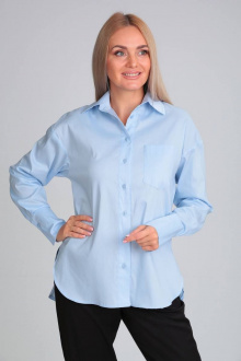 Рубашка FloVia 2602 голубой