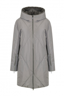 Пальто Elema 5S-13035-1-164 серый