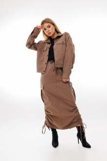 Жакет Amberа Style 1035-1 кофе