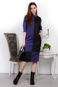 Платье Patriciа NY15269 фиолетовый,черный