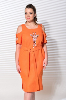 Платье MALI 419-028 оранжевый
