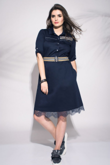 Платье Faufilure outlet С477 синий