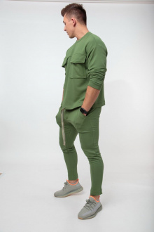 Спортивный костюм HIT 0314 светло-зелёный