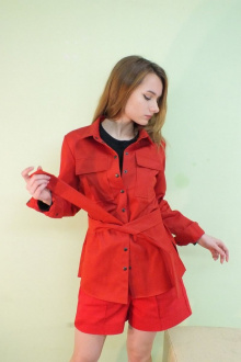 Шорты Lady Smile 603 красный