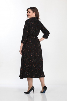 Платье Lady Style Classic 2051/2 черный-бежевый
