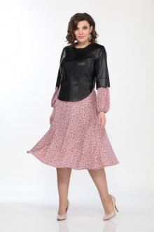 Комплект Lady Style Classic 2256 розовый-черный