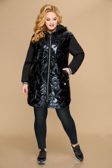 Куртка Svetlana-Style 1616 черный+буквы