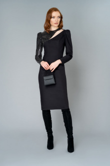 Платье Elema 5К-10586-1-170 чёрный