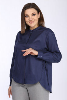 Блуза Lady Style Classic 2393/1 темно-синий