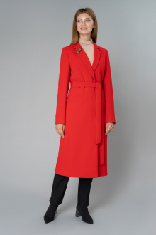Пальто Elema 2-8412-1-164 красный
