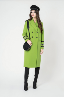 Пальто Elema 2-8466-1-170 зеленый