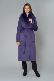 Пальто Elema 6-9024-1-164 фиолетовый