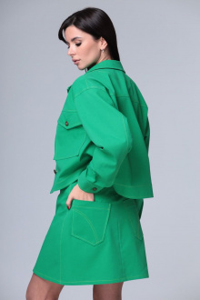 Женский костюм ALEZA 1069 зеленый