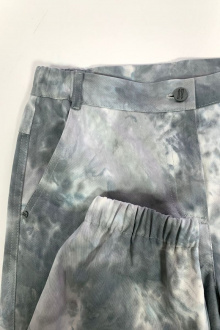 Брюки  4117 серый_tie-dye