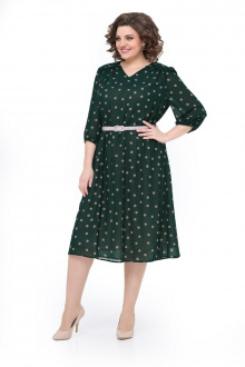 Платье Мишель стиль 1037/2 зелено-сиреневый