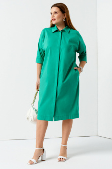 Платье Панда 98380w зеленый