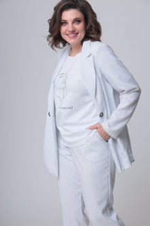 Женский костюм ANASTASIA MAK 1038 белый