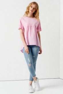 Блуза Панда 10740z розовый