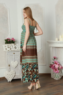 Платье Lucky mum 1125 бирюза