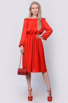 Платье PATRICIA by La Cafe F14639 красный