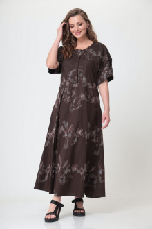 Платье ANASTASIA MAK 1042 коричневый