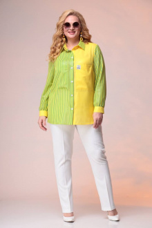 Блуза Romanovich Style 8-2398 зелено-желтый