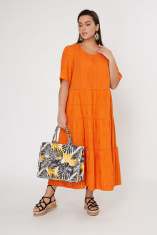 Платье Elema 5К-11987-1-164 оранжевый