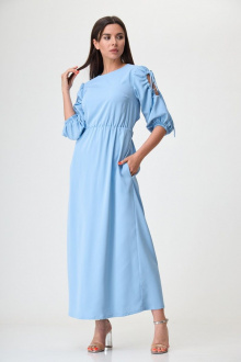 Платье Anelli 1264 голубой