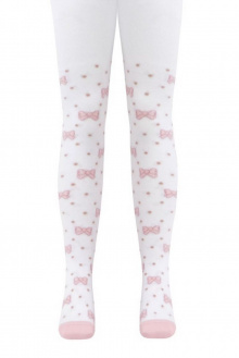 Колготки Conte Elegant Conte-kids_ESLI_белый-бантики_591