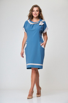 Платье Anelli 526 голубой