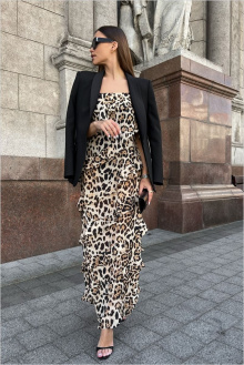 Платье ENZA 504 леопард