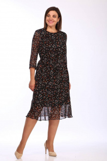 Платье Lady Style Classic 2031/1 черный_принт
