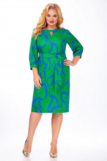 Платье Элль-стиль 2156 зеленый