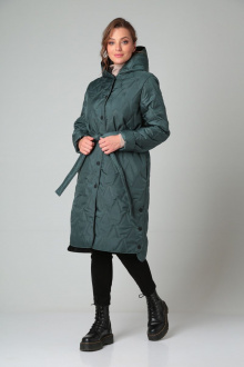 Пальто Modema м.1024/4 темно-зеленый