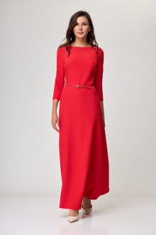 Платье Anelli 268 красный