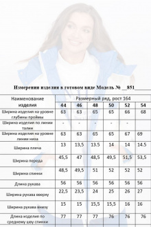 Куртка Mislana С851 бело-синий
